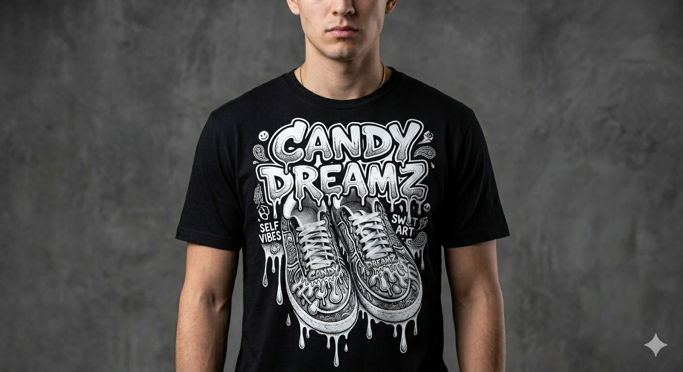 Candy Dreamz Sneaker Graphic Tee - Men's